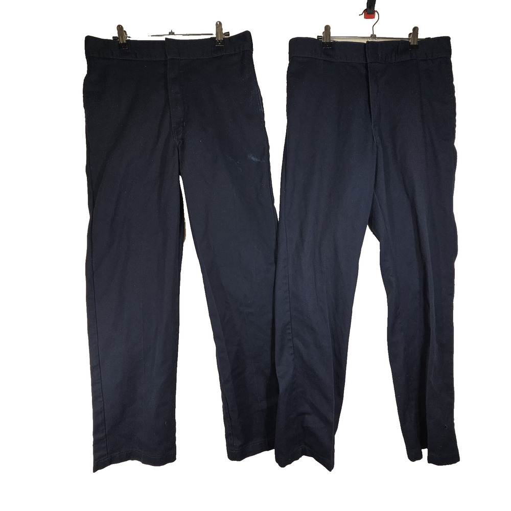 Vtg Dickies Men Pants 34X34 Blue Khaki Chino Skateboard Grunge Mechanic Y2k Lot